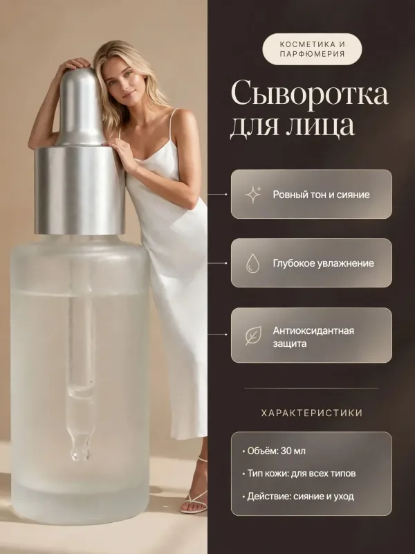 Пример карточки товара — инфографика