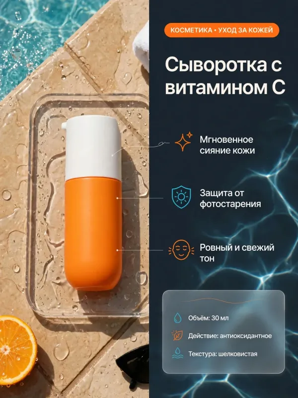 Пример карточки товара — инфографика