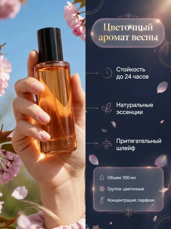 Пример карточки товара — инфографика