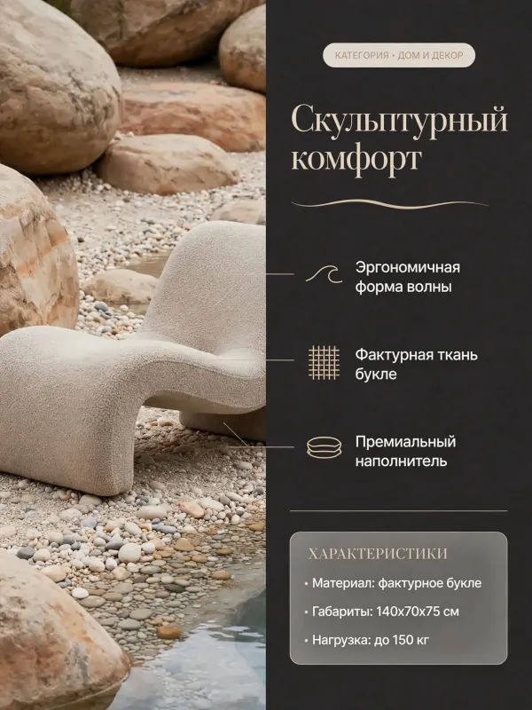 Пример карточки товара — инфографика