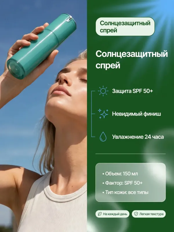 Пример карточки товара — инфографика