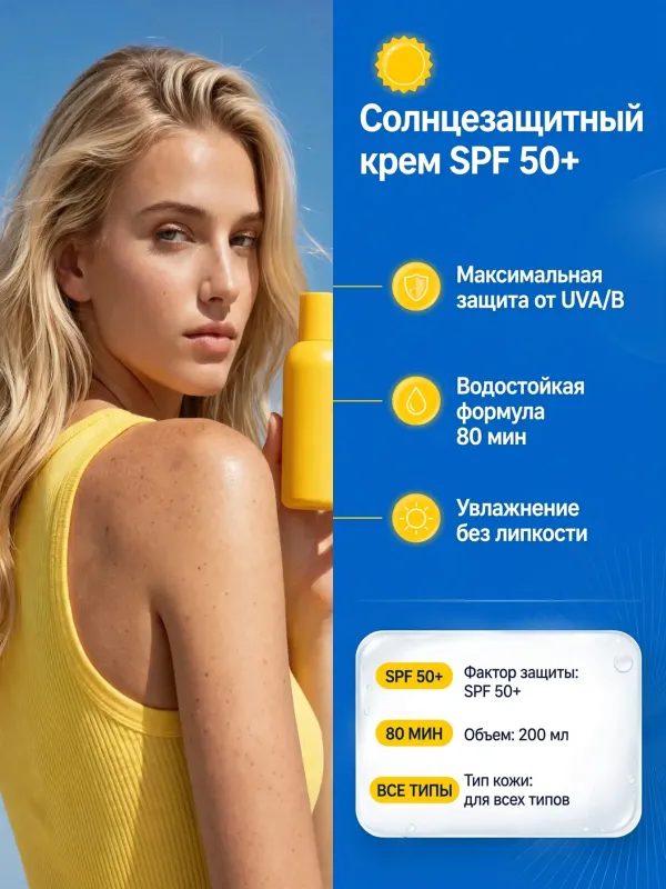 Пример карточки товара — инфографика