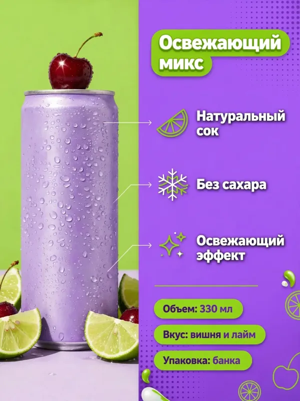 Пример карточки товара — инфографика