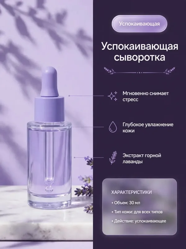 Пример карточки товара — инфографика