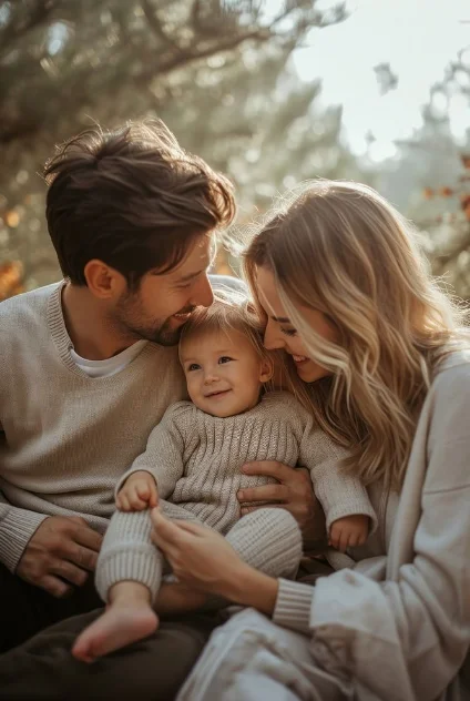 Семья в золоте