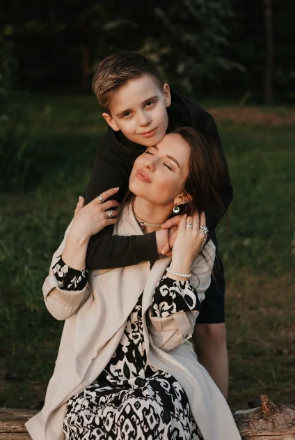 Семья в парке