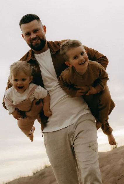 Семья на пляже