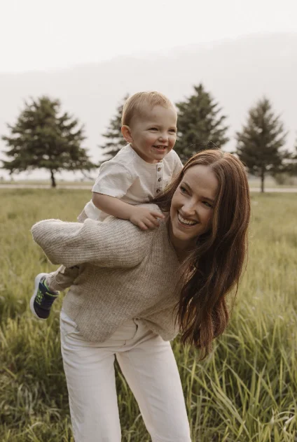 Семья на природе