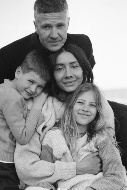 Семья на пляже