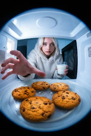 Микроволновка печенье