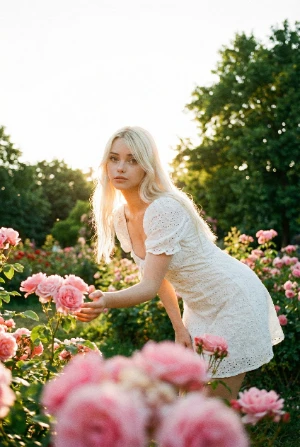 Розовый сад