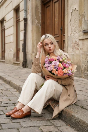 Уличный букет