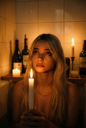 Свечи в ванной