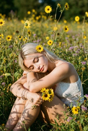 Цветущее поле