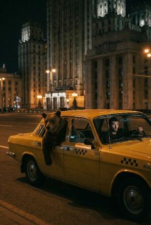 Медведь такси