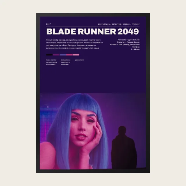 Постер Бегущий по лезвию 2049